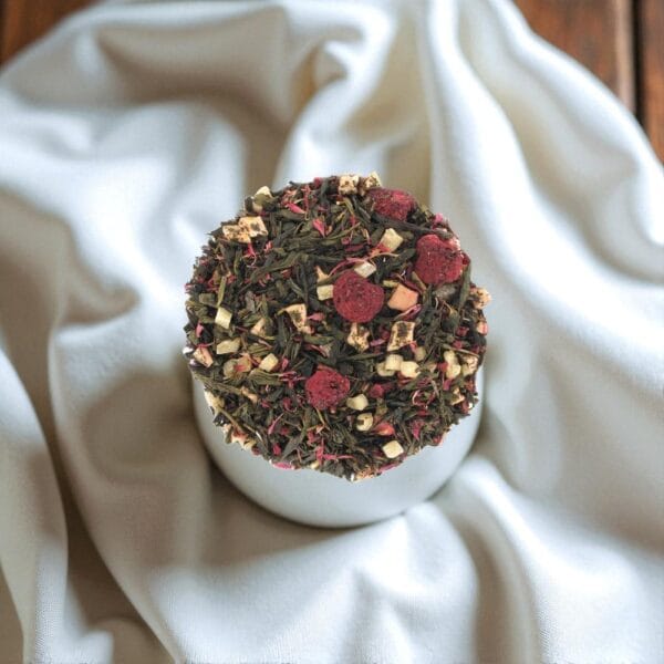 Thé vert à la framboise